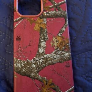 Otterbox iPhone 14 Autumn Camouflage Phone Case - pink
